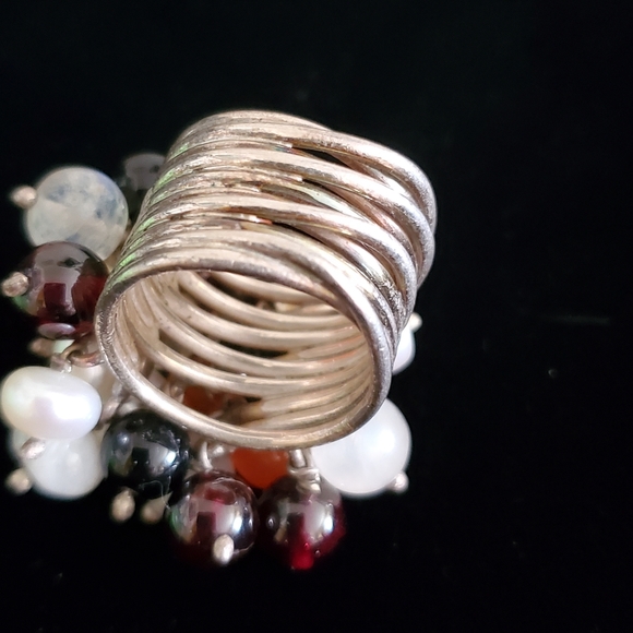 Mod Sterling Gemstone Size  Ring Size 6 1/2 Cha Cha